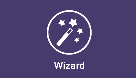 User-friendly – guided workflows in wizard mode